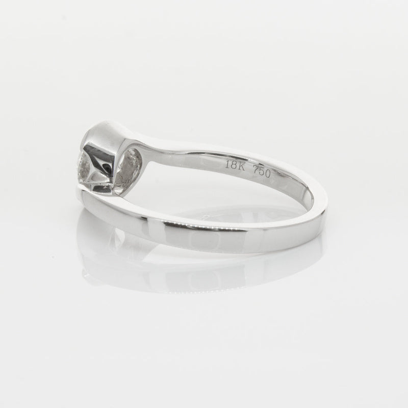 18ct White Gold .70ct Diamond Embrace Ring-Ring-Walker & Hall