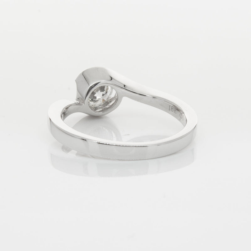 18ct White Gold .70ct Diamond Embrace Ring-Ring-Walker & Hall