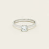 Deja Vu Platinum .50ct Princess Cut Diamond Ring - Ring - Walker & Hall