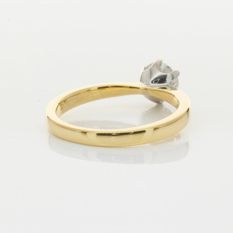 18ct Yellow Gold 1.00ct Diamond Nova Ring-Ring-Walker & Hall