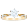 18ct Yellow Gold .74ct Diamond Zenith Ring-Ring-Walker & Hall