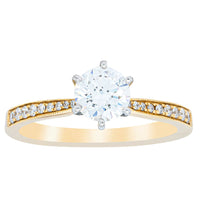 18ct Yellow Gold .70ct Diamond Zenith Ring-Ring-Walker & Hall