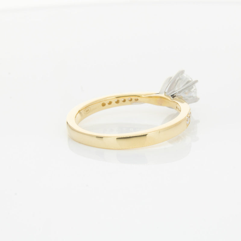18ct Yellow Gold .70ct Diamond Zenith Ring-Ring-Walker & Hall