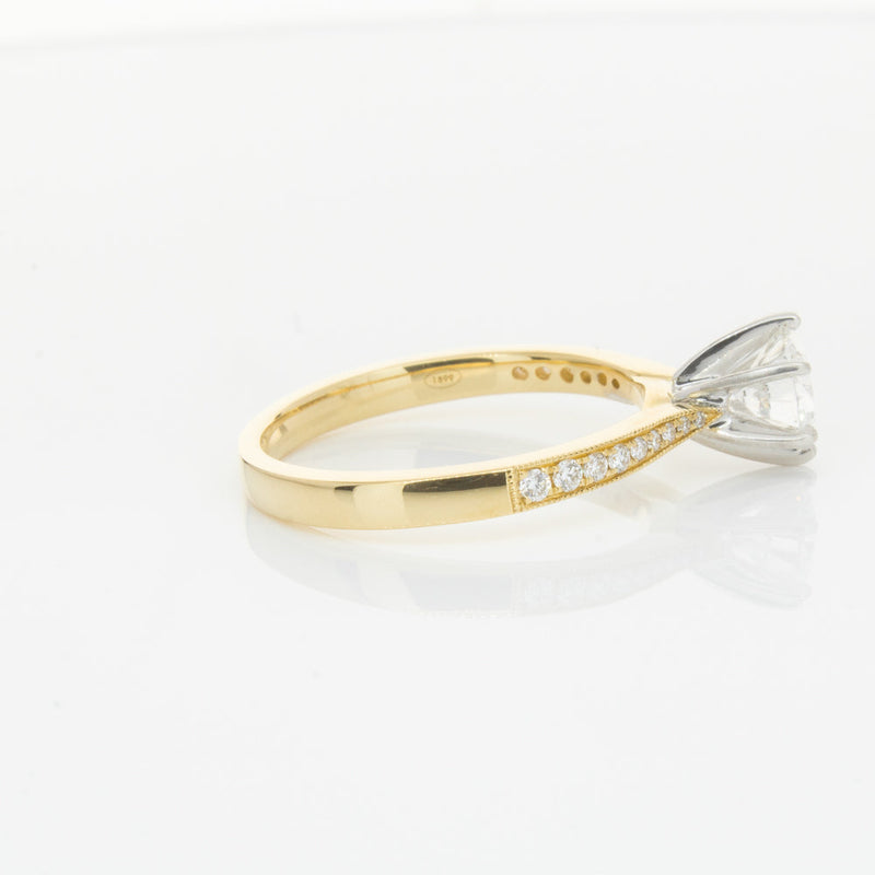 18ct Yellow Gold .70ct Diamond Zenith Ring-Ring-Walker & Hall