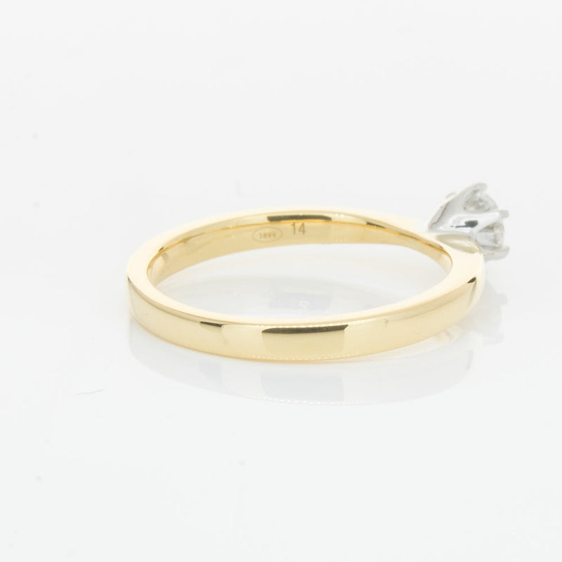 18ct Yellow Gold .40ct Diamond Nova Ring-Ring-Walker & Hall