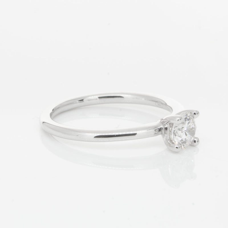 18ct White Gold .50ct Diamond Melba Ring-Ring-Walker & Hall