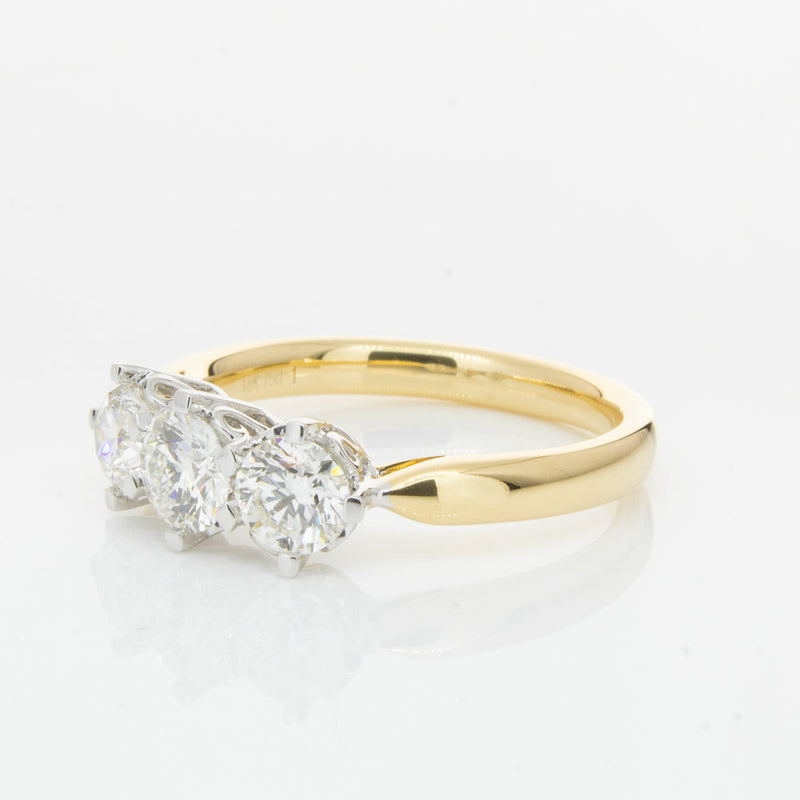 18ct Yellow Gold 1.26ct Diamond Coronado Ring-Ring-Walker & Hall