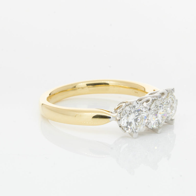 18ct Yellow Gold 1.26ct Diamond Coronado Ring-Ring-Walker & Hall
