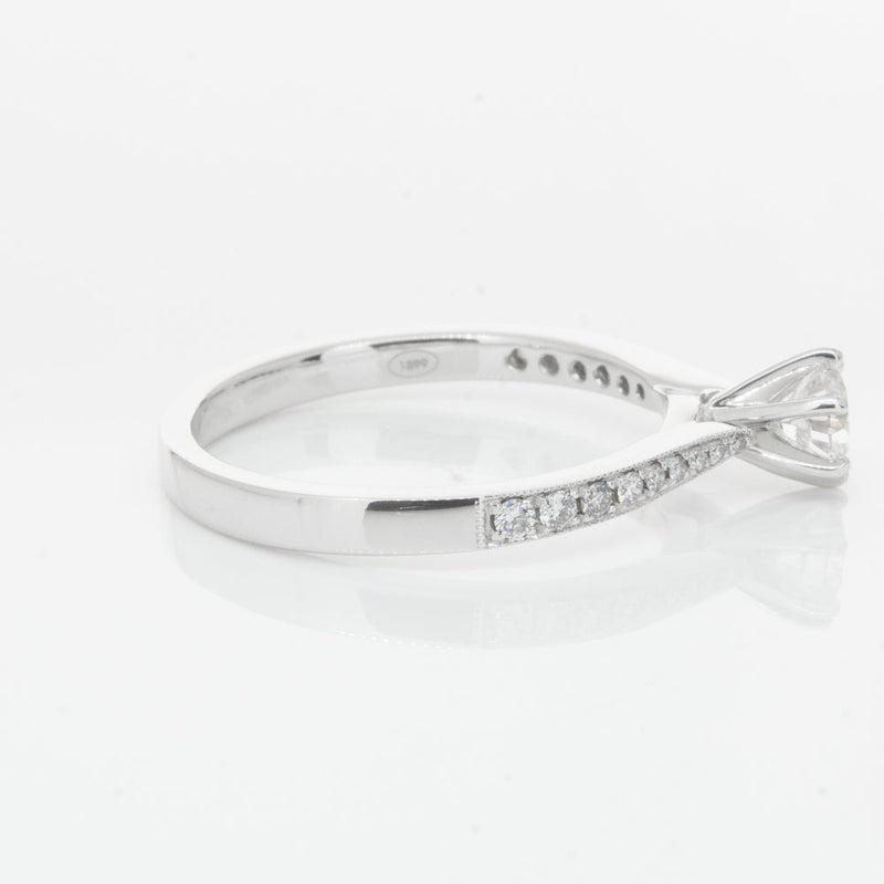 18ct White Gold .30ct Diamond Zenith Ring-Ring-Walker & Hall
