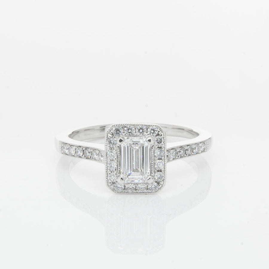 18ct White Gold .30ct Diamond Aria Ring-Ring-Walker & Hall