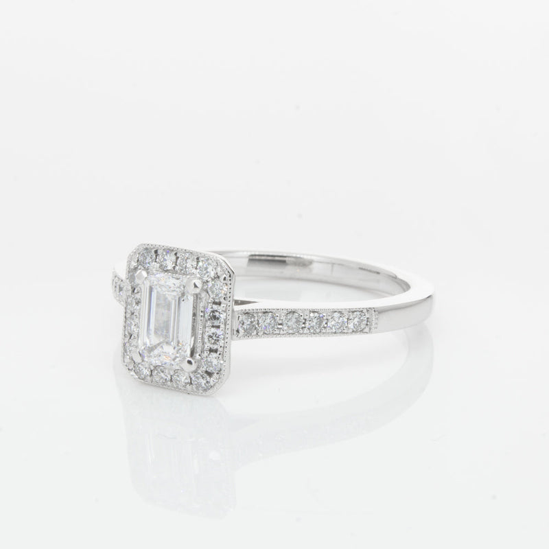 18ct White Gold .30ct Diamond Aria Ring-Ring-Walker & Hall