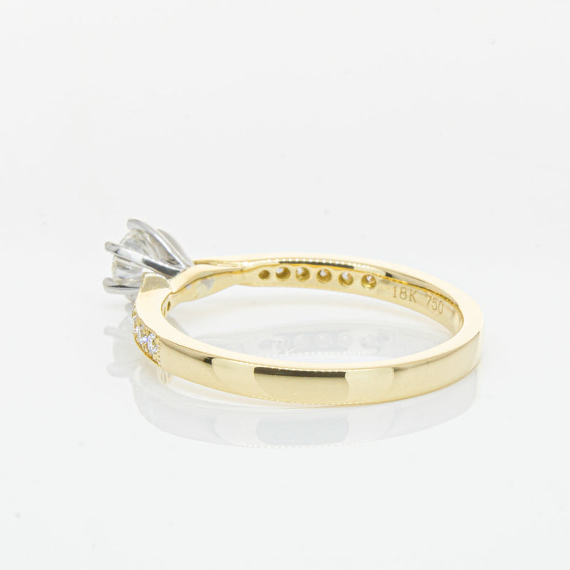 18ct Yellow Gold .34ct Diamond Zenith Ring-Ring-Walker & Hall