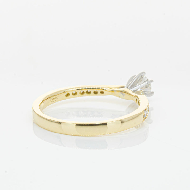 18ct Yellow Gold .34ct Diamond Zenith Ring-Ring-Walker & Hall