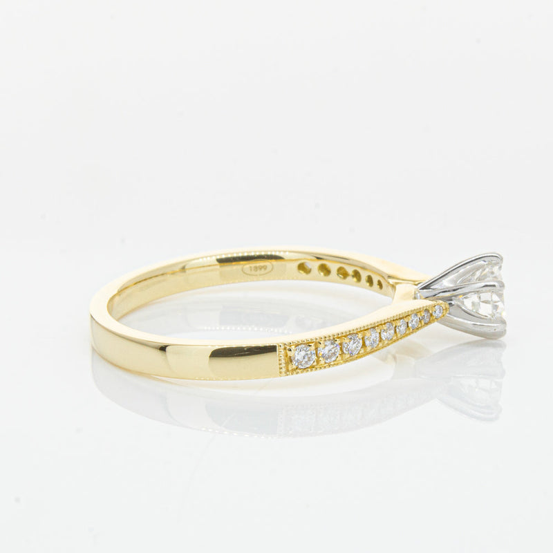 18ct Yellow Gold .34ct Diamond Zenith Ring-Ring-Walker & Hall