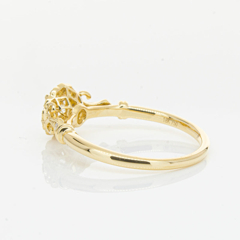 18ct Yellow Gold .30ct Diamond Versailles Ring-Ring-Walker & Hall