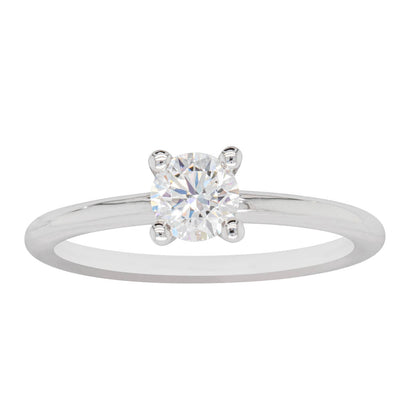 18ct White Gold .50ct Diamond Melba Ring-Ring-Walker & Hall