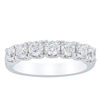 18ct White Gold Diamond Rialto Ring-Ring-Walker & Hall