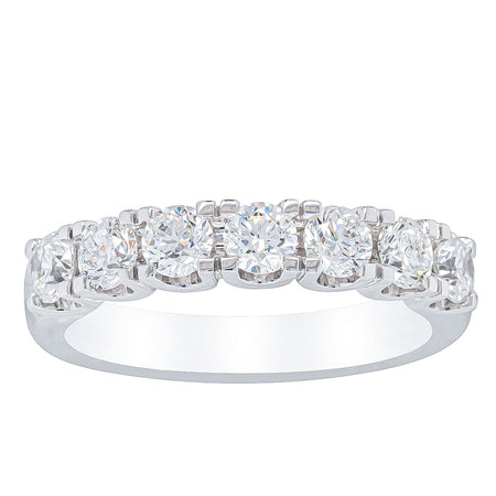 18ct White Gold Diamond Rialto Ring-Ring-Walker & Hall