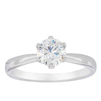 18ct White Gold 1.01ct Diamond Nova Ring-Ring-Walker & Hall