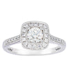 18ct White Gold .50ct Diamond Aurora Ring-Ring-Walker & Hall
