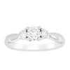 18ct White Gold .39ct Diamond Elysian Ring-Ring-Walker & Hall