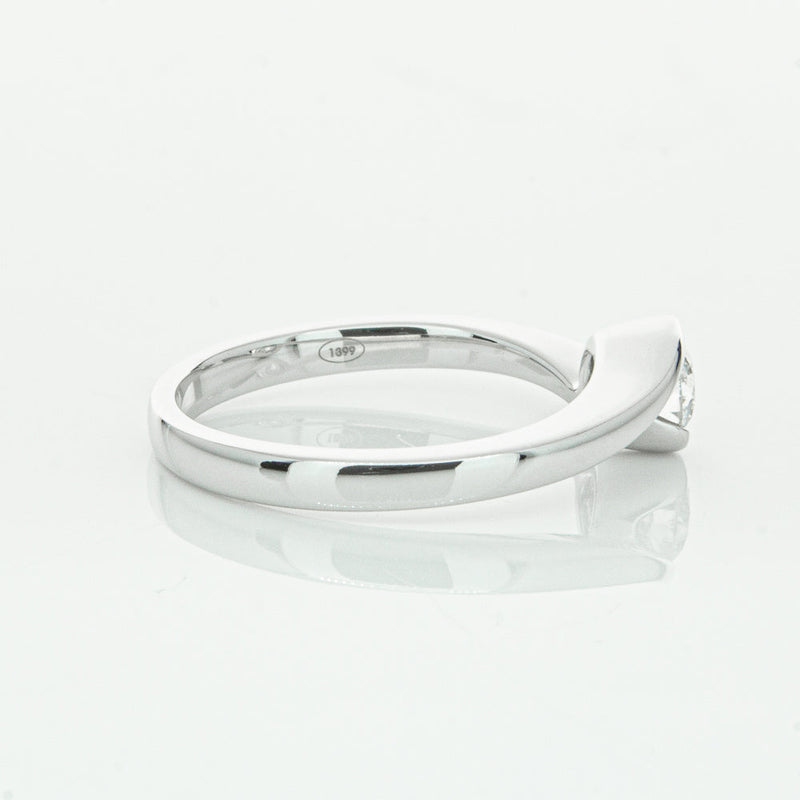 18ct White Gold .35ct Diamond Embrace Ring-Ring-Walker & Hall