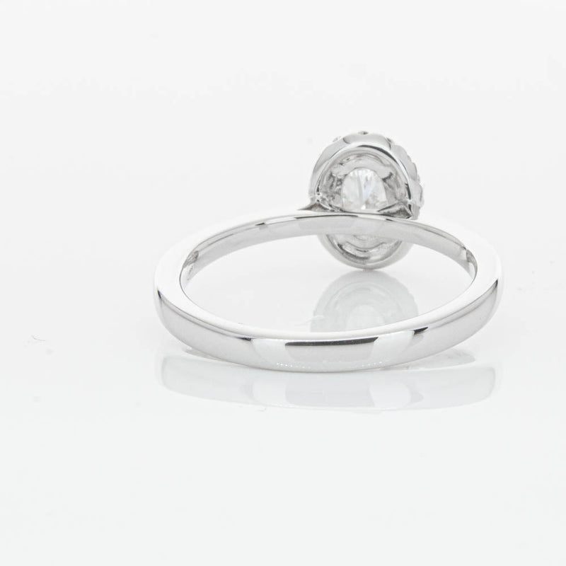 18ct White Gold .50ct Oval Cut Diamond Nina Ring-Ring-Walker & Hall