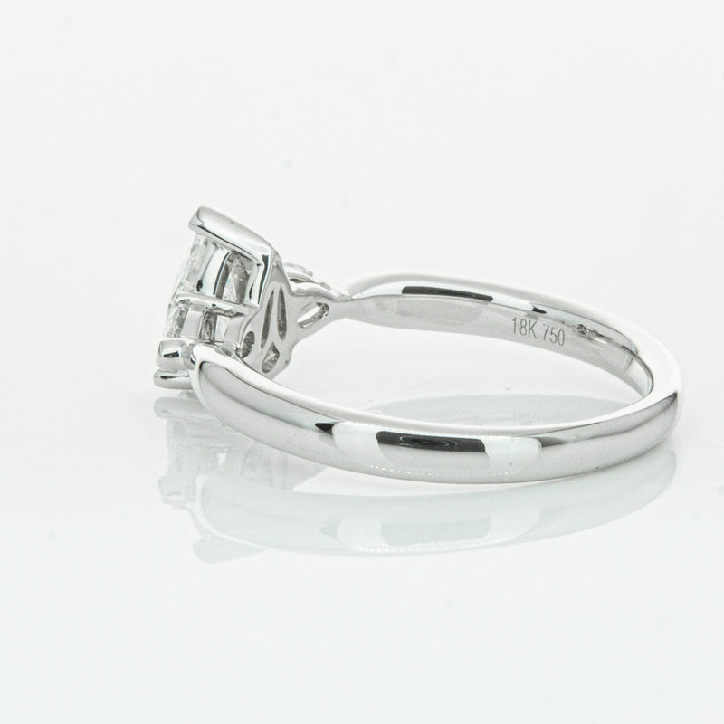 18ct White Gold .70ct Pear Cut Diamond Ayla Ring-Ring-Walker & Hall