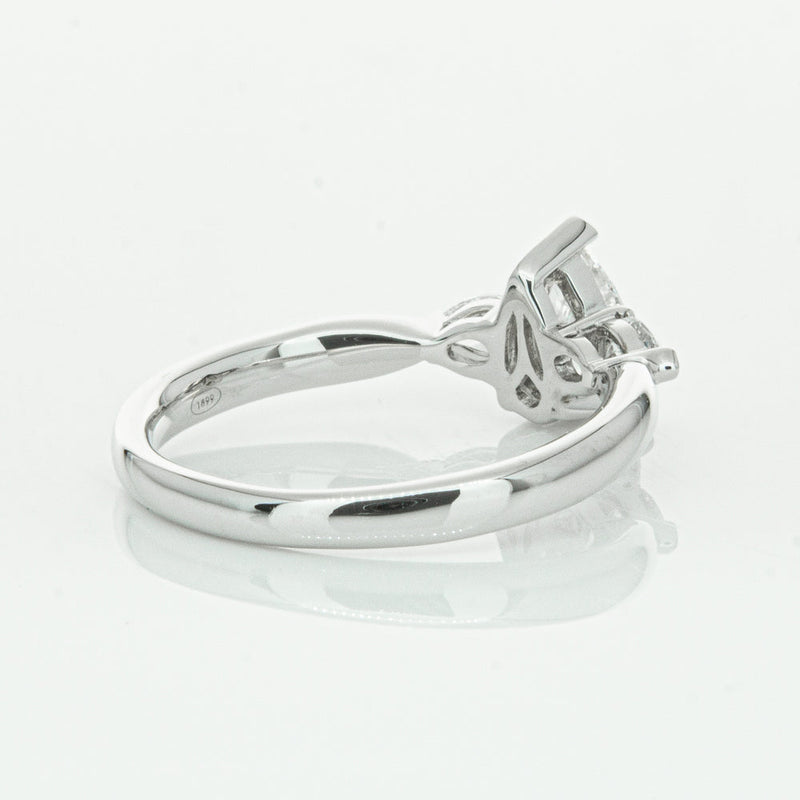 18ct White Gold .70ct Pear Cut Diamond Ayla Ring-Ring-Walker & Hall