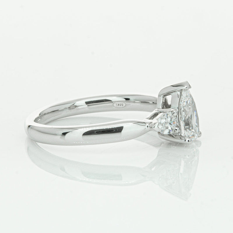 18ct White Gold .70ct Pear Cut Diamond Ayla Ring-Ring-Walker & Hall