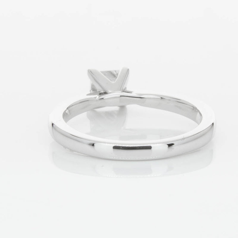 18ct White Gold .70ct Princess Cut Diamond Zenith Ring-Ring-Walker & Hall