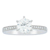 18ct White Gold 1.00ct Diamond Zenith Ring-Ring-Walker & Hall