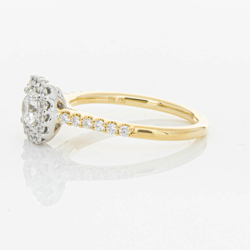 18ct Yellow Gold .50ct Diamond Manhattan Ring-Ring-Walker & Hall