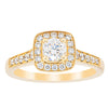 18ct Yellow Gold .45ct Diamond Aurora Ring-Ring-Walker & Hall