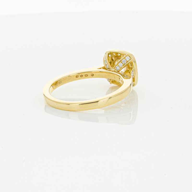 18ct Yellow Gold 1.01ct Diamond Aurora Ring-Ring-Walker & Hall