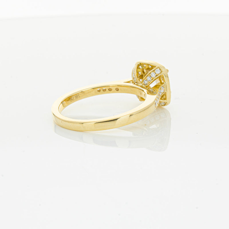 18ct Yellow Gold 1.01ct Diamond Aurora Ring-Ring-Walker & Hall