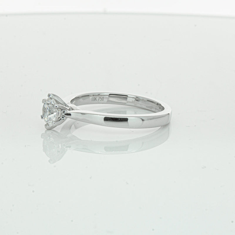 18ct White Gold .50ct Diamond Capri Ring-Ring-Walker & Hall