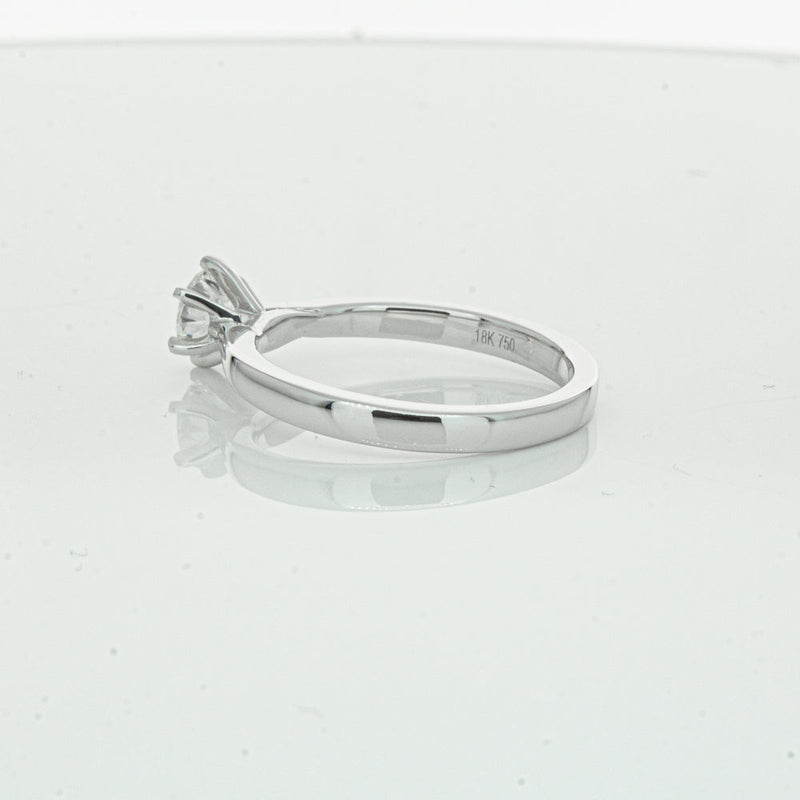 18ct White Gold .50ct Diamond Capri Ring-Ring-Walker & Hall