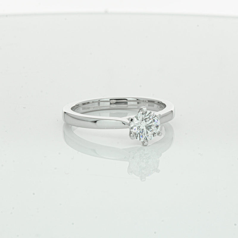 18ct White Gold .50ct Diamond Capri Ring-Ring-Walker & Hall