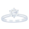 18ct White Gold 1.00ct Diamond Capri Ring-Ring-Walker & Hall