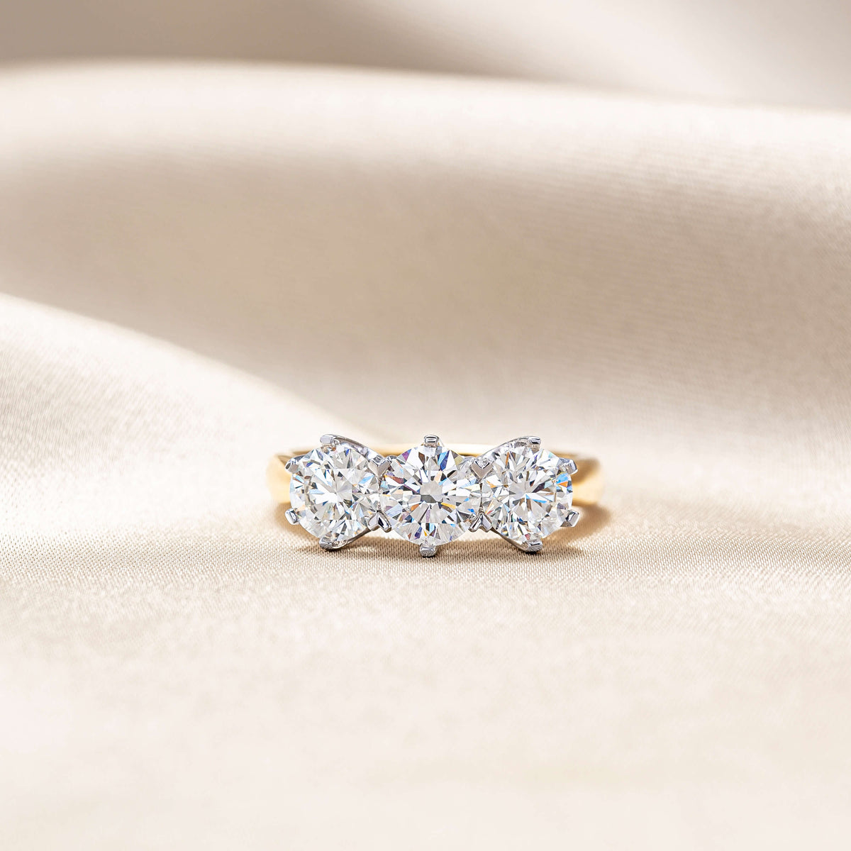 Diamond Trilogy Ring
