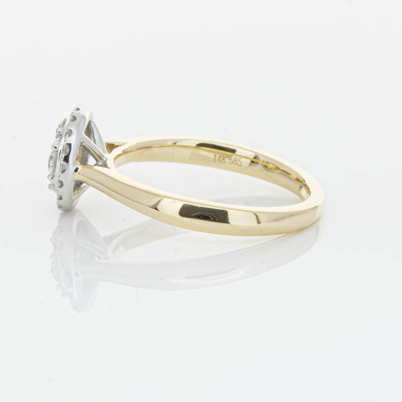 14ct Yellow Gold Diamond Saturn Ring-Ring-Walker & Hall