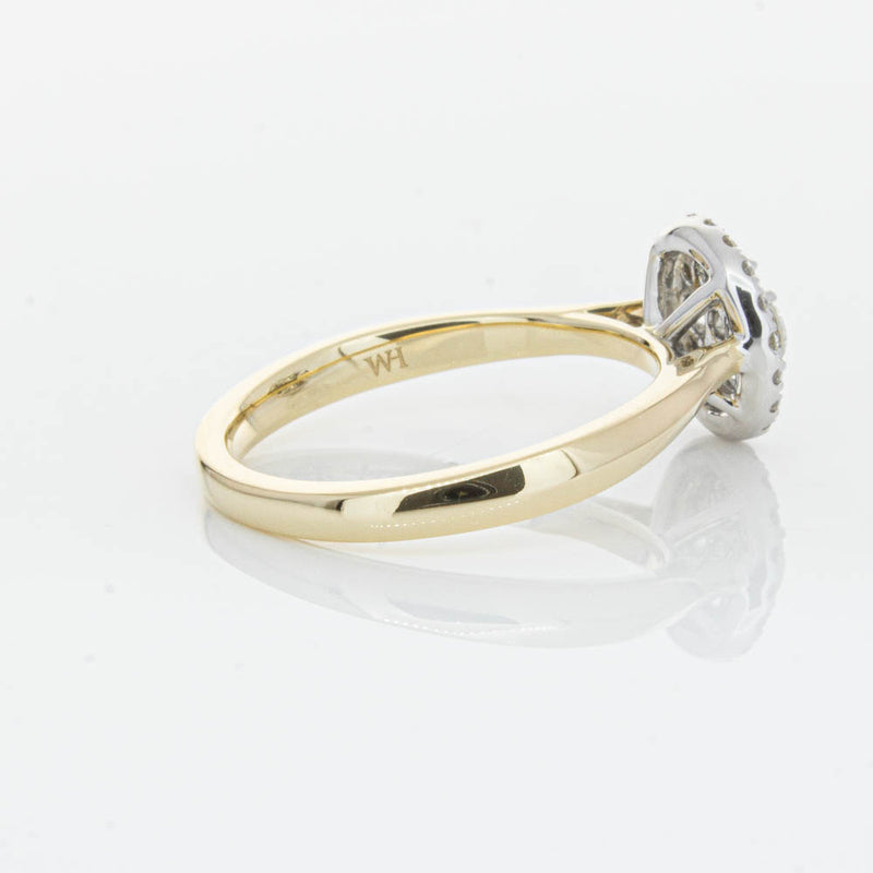 14ct Yellow Gold Diamond Saturn Ring-Ring-Walker & Hall