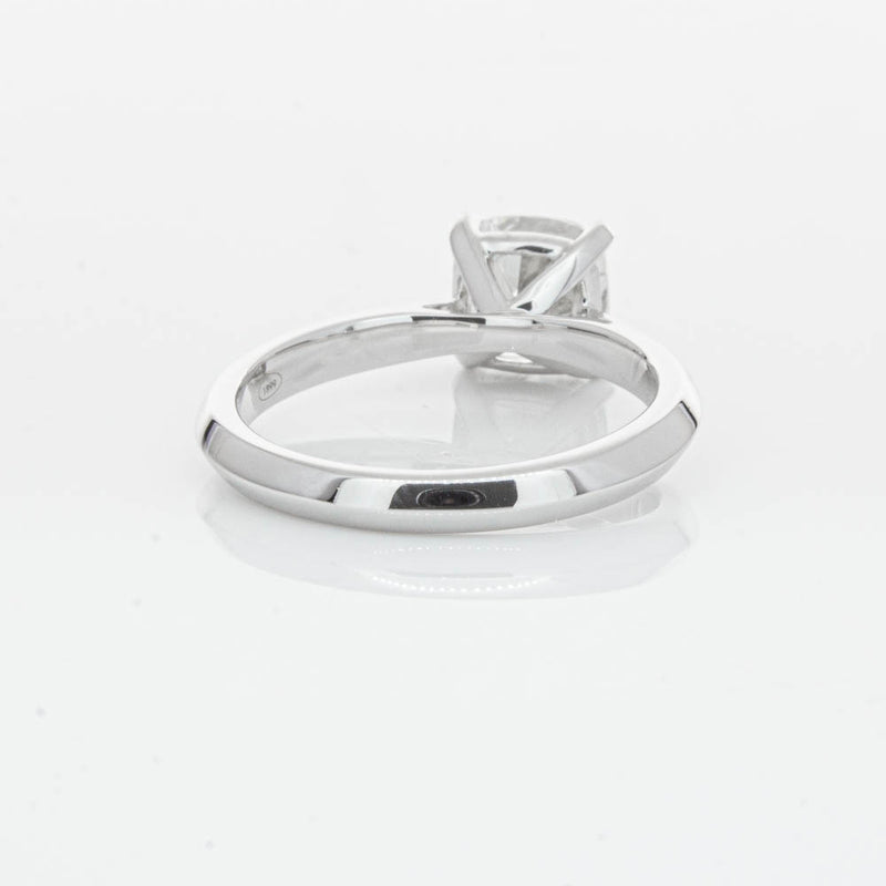 18ct White Gold 2.01ct Cushion Cut Diamond Venetian Ring-Ring-Walker & Hall