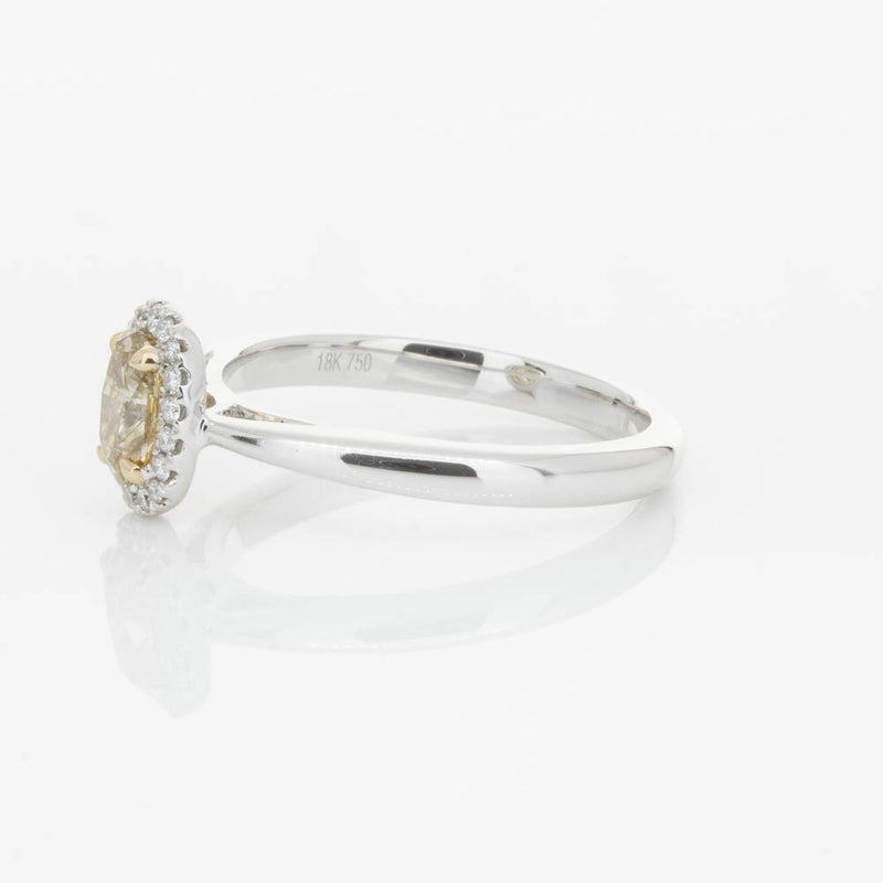 18ct White Gold .51ct Mocha Diamond Nina Ring-Ring-Walker & Hall