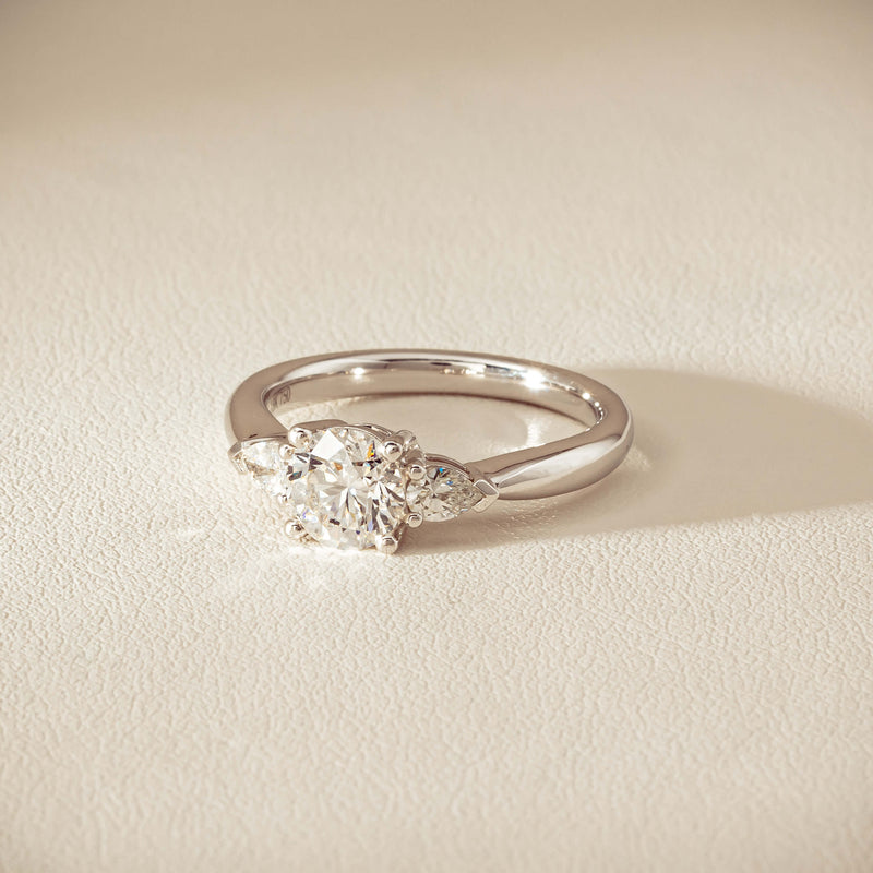18ct White Gold 1.01ct Diamond Ayla Ring - Ring - Walker & Hall