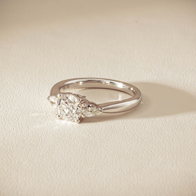 18ct White Gold 1.01ct Diamond Ayla Ring - Ring - Walker & Hall