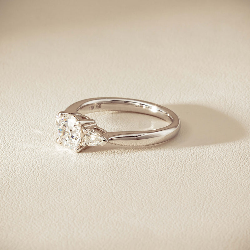 18ct White Gold 1.01ct Diamond Ayla Ring - Ring - Walker & Hall