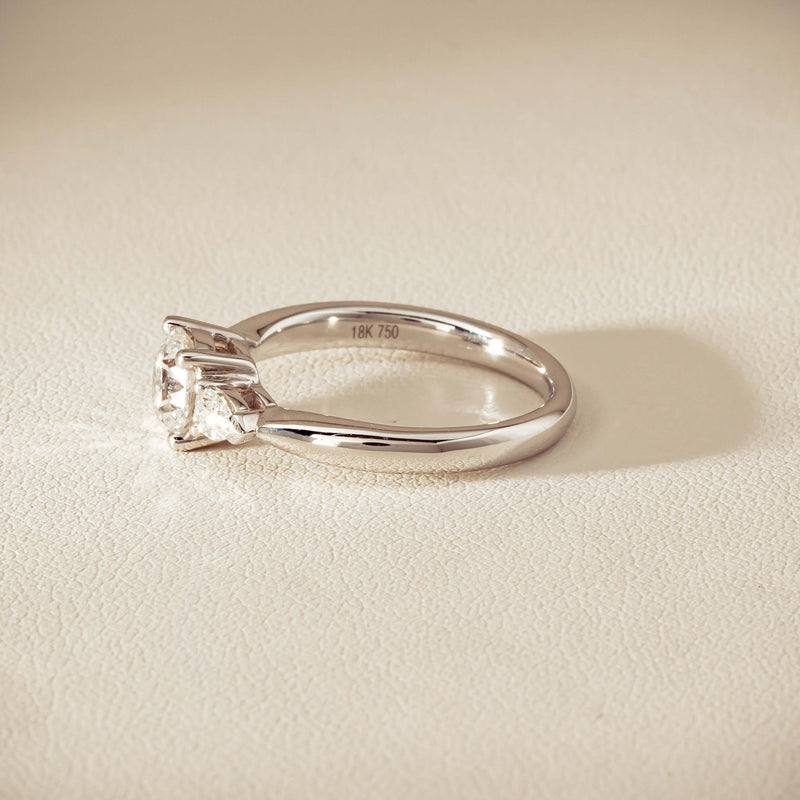 18ct White Gold 1.01ct Diamond Ayla Ring - Ring - Walker & Hall