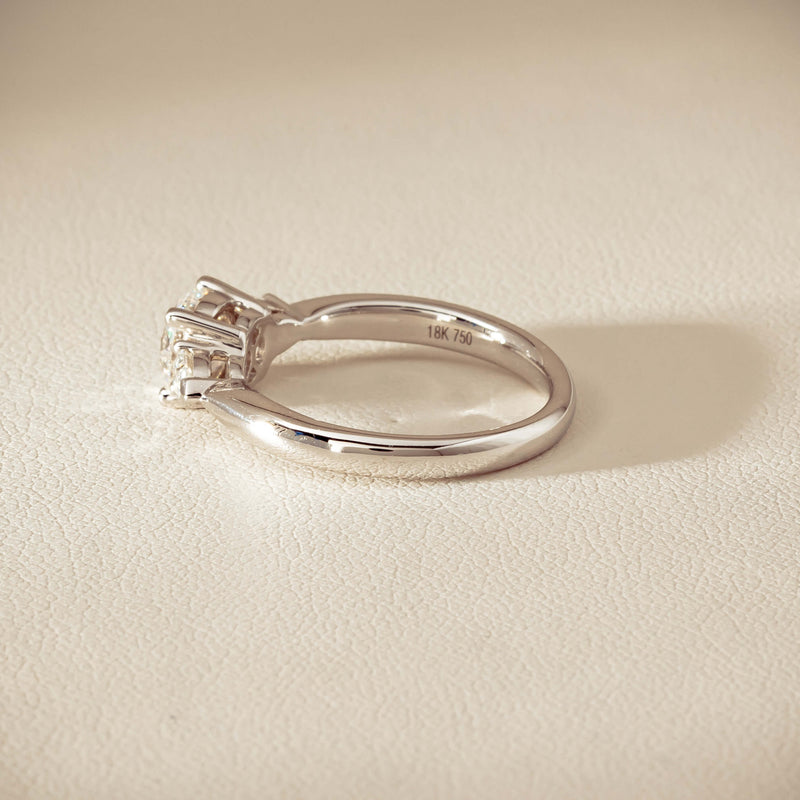 18ct White Gold 1.01ct Diamond Ayla Ring - Ring - Walker & Hall